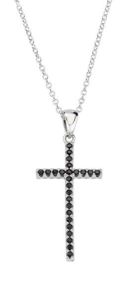 Amen Ezüst nyaklánc cirkónium kövekkel Sacred Crosses CLCRDOBBNZ (lánc,
medál)