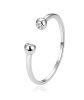 Agato Nyitott ezst gyr cirknium kvekkel AGT-R45W 57 mm