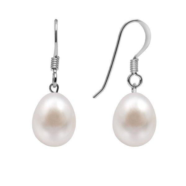 AURA Ezüst fülbevaló igazgyönggyel Kyoto Pearl TKKP012C
