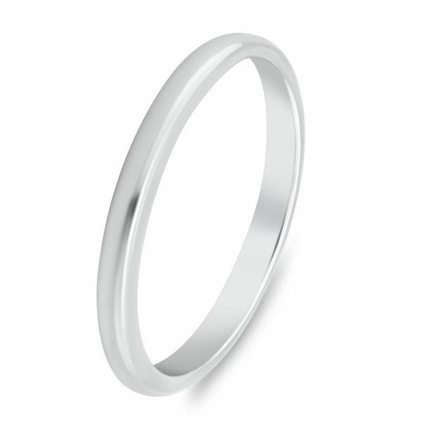 Brilio Silver Minimalista ezüst jegygyűrű RI149W 52 mm