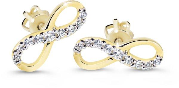 Cutie Diamonds Elegáns sárga arany végtelen gyémánt fülbevaló
DZ60149-30-00-X-1
