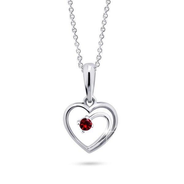 Cutie Diamonds Bájos fehér arany medál rubinnal DZ6300-1602-40-RU-X-2