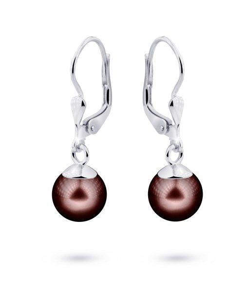 Cutie Jewellery Luxus fehér arany fülbevaló igazgyöngyökkel Z3015-55-C5-X-2