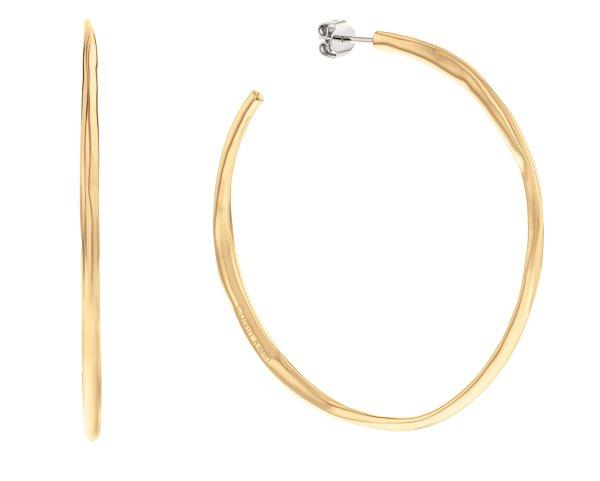 Calvin Klein Aranyozott karika fülbevaló Molten Pebble 35000112
