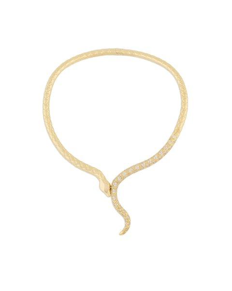 Emporio Armani Luxus aranyozott nyaklánc Kígyó cirkónium kövekkel
EGS3143710