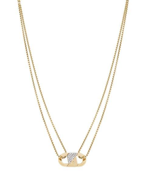Emporio Armani Jellegzetes férfi nyaklánc kristályokkal EGS3174710