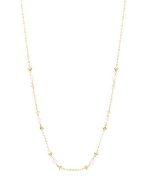 Emporio Armani Divatos aranyozott nyaklánc kvarccal EGS3200710