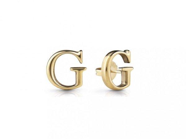 Guess Stílusos aranyozott fülbevaló Studs Party JUBE02169JWYGT
