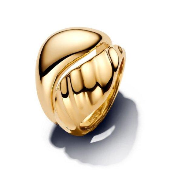 Pandora Aranyozott gyűrű szett Shine Essence 163832C00 52 mm