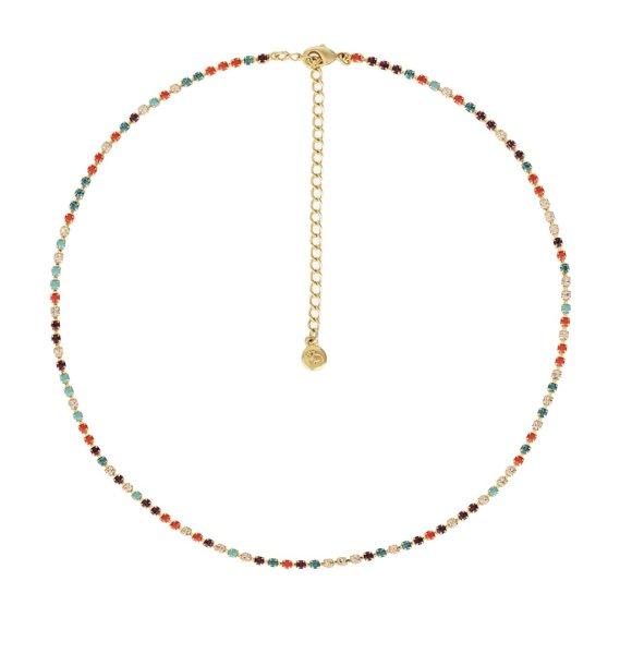 Preciosa Aranyozott nyaklánc cseh kristállyal Choker Glowline Royal Lagoon
2570Y70