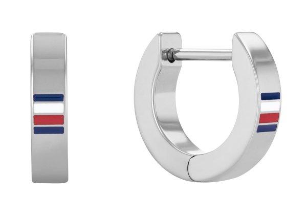 Tommy Hilfiger Fashion karika fülbevaló trikolórral 2790380