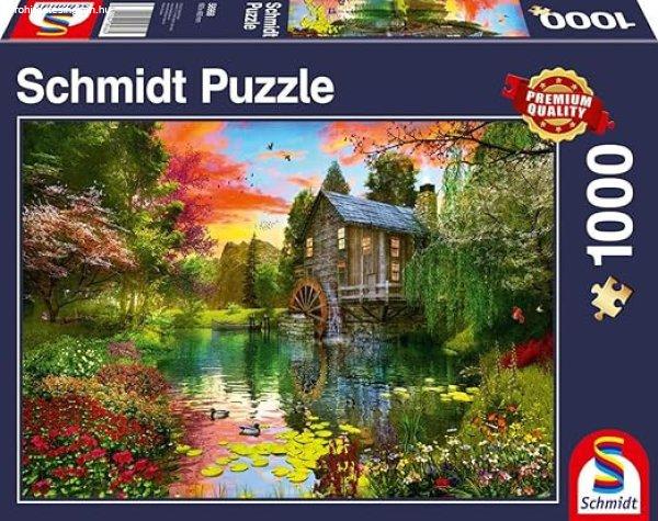 Schmidt Spiele „A vízimalom” 1000 darabos puzzle – (12 éves kortól)