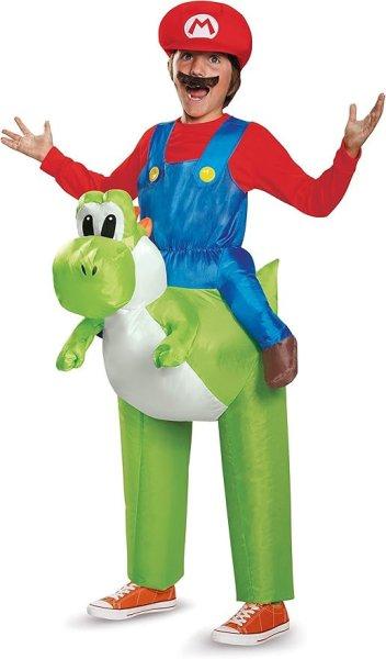 Disguise Mario és Yoshi felfújható jelmez – gyerekeknek és felnőtteknek