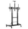 Gembird TVS-100T-02 Height adjustable TV floor stand with ca