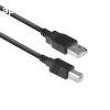ACT AC3033 USB 2.0 connection cable A male - B male 3m Black