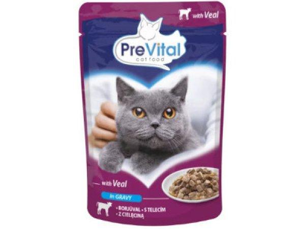 PreVital Cat alutasakos 100g szószos Borjú