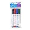 Alkoholos marker kszlet, 1-4mm, vgott hegy, 4-es kszlet,