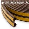 ntapads ajt- ablakszigetel (P profil, 6 m, barna, 9 mm)