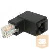 ADA Delock 86424 RJ45 apa L alak > RJ45 anya Cat.6 UTP a