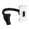 Legrand 078778 Program Mosaic fehr 1xHDMI elvezetkezett a