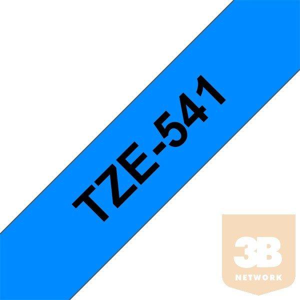 BROTHER Festékszalag TZe-541, Kék alapon Fekete, Laminált, 18mm 0.7", 8
méter