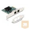 Delock PCI Express x1 krtya - 2 x RJ45 Gigabit LAN