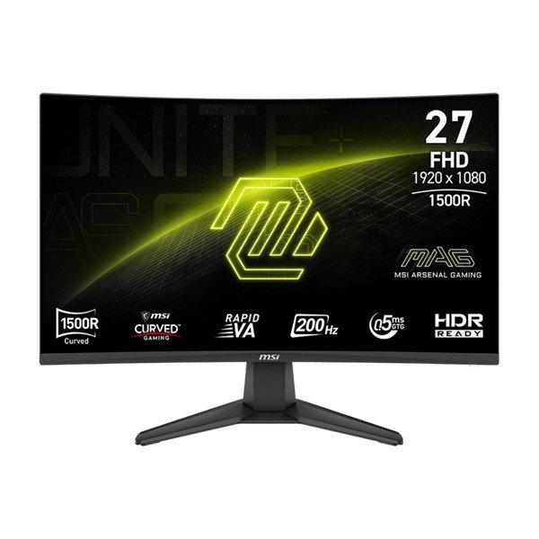 MSI Monitor GAMING MAG 276CF E20 27" Rapid VA FHD 1920x1080 16:9, 4000:1,
280Hz 2x HDMI, DP, Black