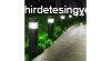 Napelemes LED kerti lmpa, hideg fehr fny, IP44 idjrsl