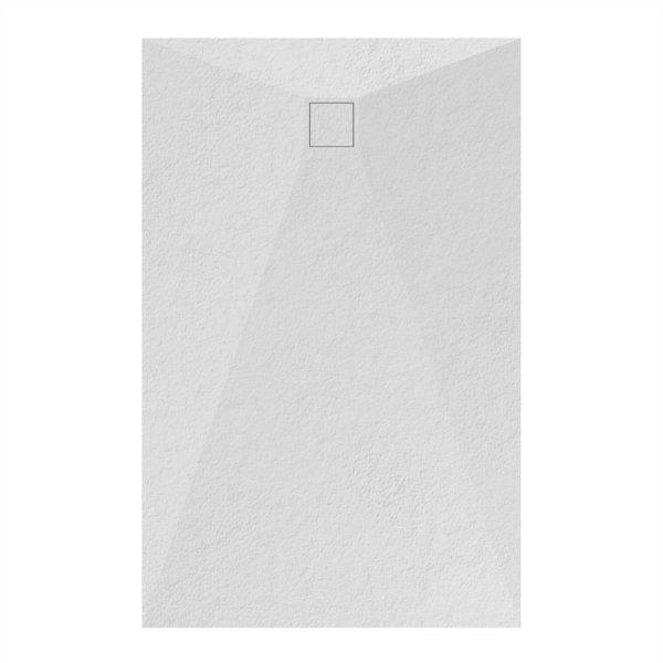 Welland kőhatású zuhanytálca szifonnal 90 x 140 cm - fehér (GT-14090SS)