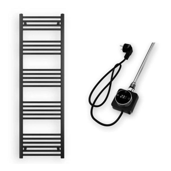 Törölközőszárító radiátor elektromos fűtőpatronnal 50 x 160 cm - Nero
Italia AF-14-600W (fekete)