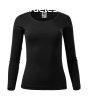 MALFINI Ni hossz ujj pl Fit-T Long Sleeve - Fekete | XL