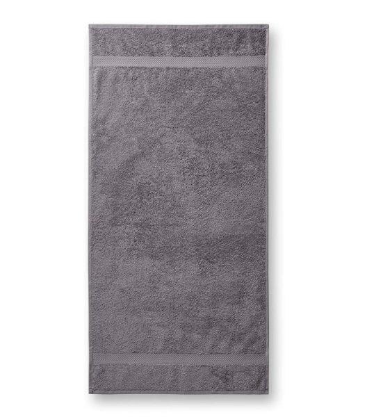 MALFINI Terry Bath Towel fürdőlepedő - Fáradt ezüst | 70 x 140 cm