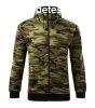 MALFINI Frfi pulver Camo Zipper - Terepszn zld | S
