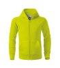 MALFINI Gyerek fels Trendy Zipper - Lime | 158 cm (12 ves)