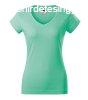 MALFINI Ni pl Fit V-neck - Menta | L