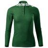 MALFINI Ni hossz ujj pl Pique Polo LS - Palackzld | L