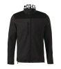 MALFINI Fleece pulver Effect - Fekete | XL