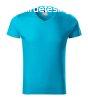 MALFINI Frfi pl Slim Fit V-neck - Trkiz | L