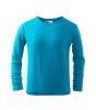 MALFINI Gyerek hossz ujj pl Long Sleeve - Trkiz | 122 c
