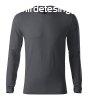 MALFINI Frfi hossz ujj pl Brave - Vilgos antracit | M