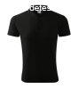 MALFINI Frfi gallros pl Pique Polo - Fekete | 3XL