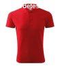 MALFINI Frfi gallros pl Pique Polo - Piros | 2XL