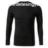MALFINI Frfi hossz ujj Merino Rise LS pl - Fekete | 2XL