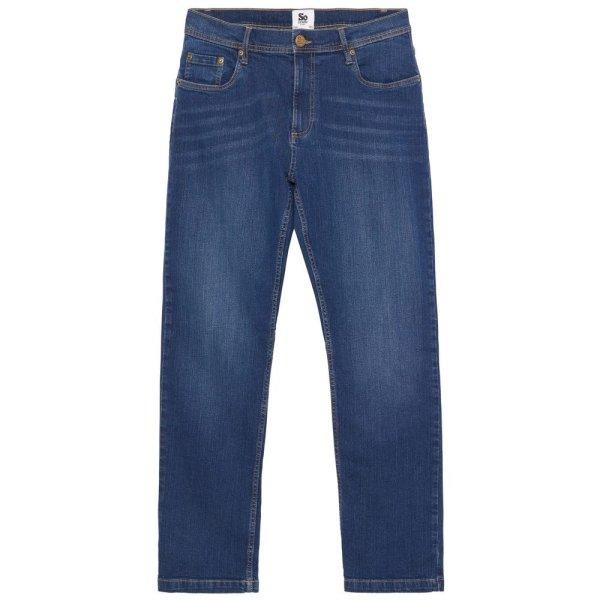 So Denim Férfi egyenes szárú farmer Leo - Sötétkék | 40/33
