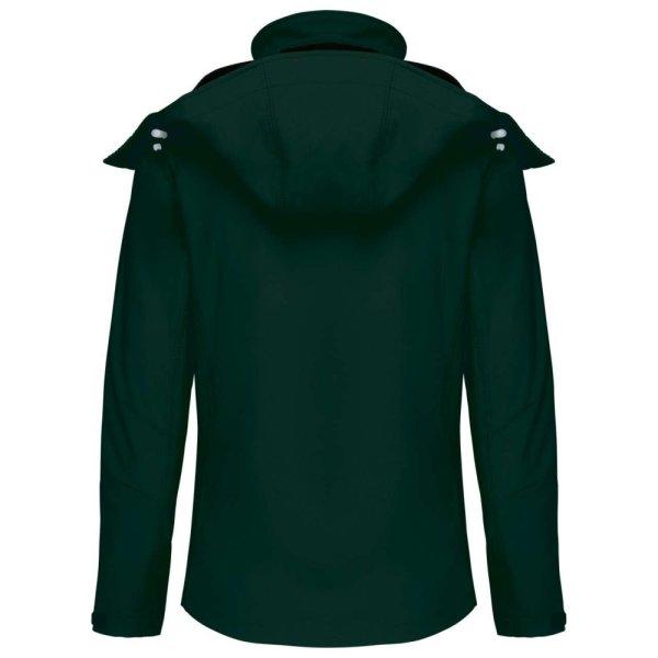 Női kapucnis softshell dzseki, Kariban KA414, Bottle Green-3XL