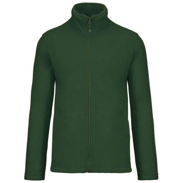 Uniszex FALCO cipzáras mikropolár pulóver, Kariban KA911, Forest Green-4XL