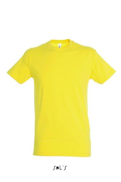 Uniszex REGENT kereknyakú rövid ujjú pamut póló, SOL'S SO11380,
Lemon-XL