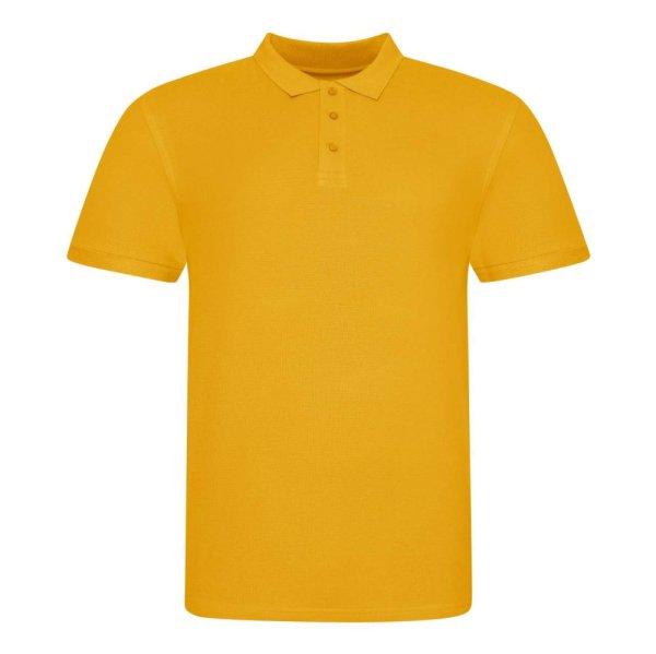 JP100 mikropiké unisex galléros póló Just Polos, Mustard-L