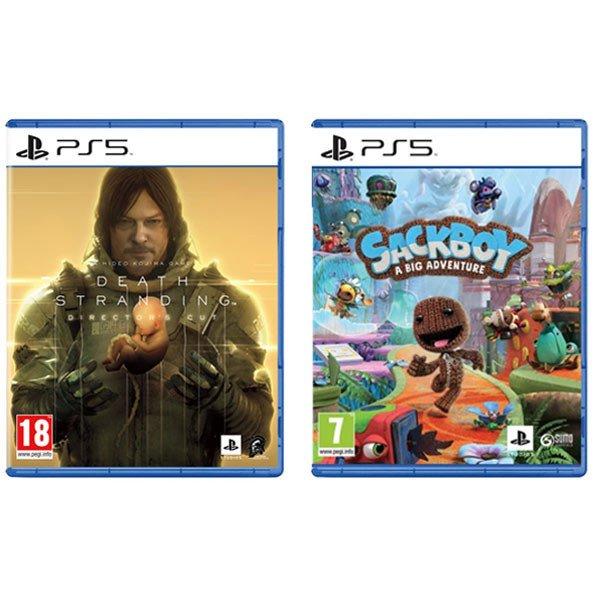 Death Stranding HU (Director’s Cut) + Sackboy: A Big Adventure HU; - PS5