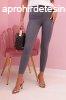 Magas derek leggings cipzrral, H03 modell, grafit